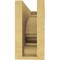 Ekena Millwork 4"W x 12"D x 8"H Classic Diane Rough Cedar Woodgrain TimberThane Corbel, Primed Tan CORUR04X12X08DIARCPR - alternate 6